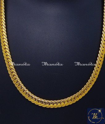 SHA1156 - Elegant Style Premium Gold Plated Neck Chains for Men